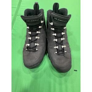 Air Jordan Retro 9 Anthracite Mens Size 7 (7y) Black Basketball Shoes